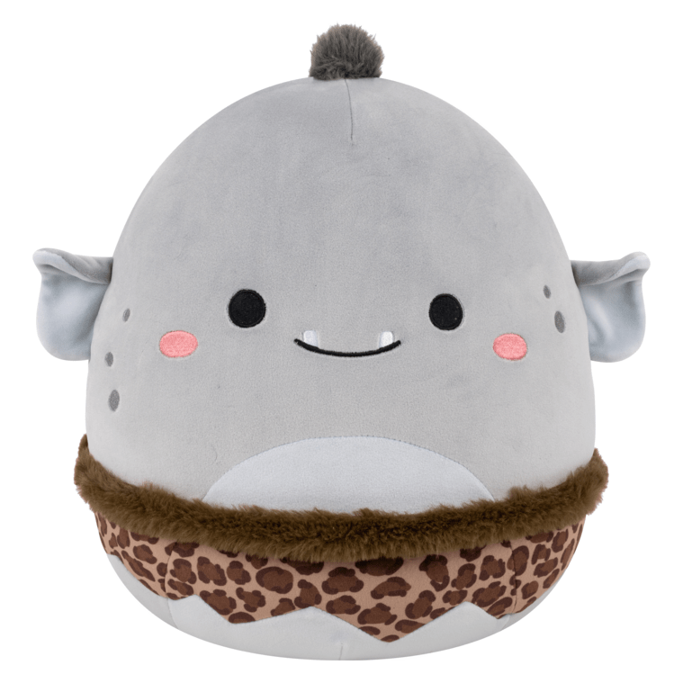 Squishmallows 12 Inch Grey Ogre Plush Toy Official Licensed