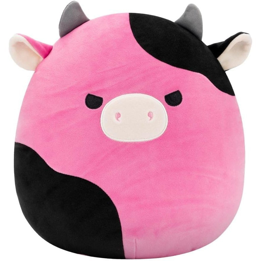 Squishmallows 12 Inch Pollyanna the Black and Pink Cow 191726853626