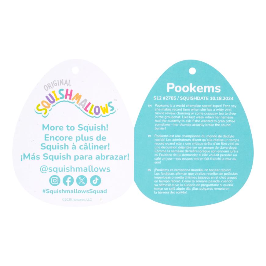 Squishmallows 12 Inch TBD the Blue Yeti Plush Toy Series