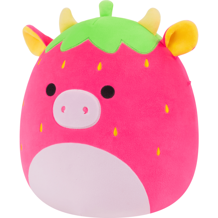 Squishmallows - 12in Cleary the Hot Pink Cow