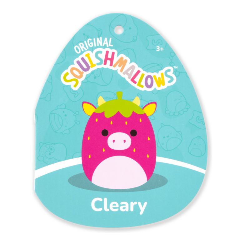 Squishmallows - 12in Cleary the Hot Pink Cow