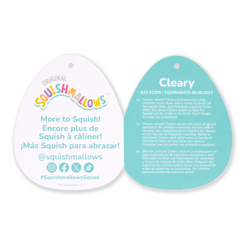 Squishmallows - 12in Cleary the Hot Pink Cow