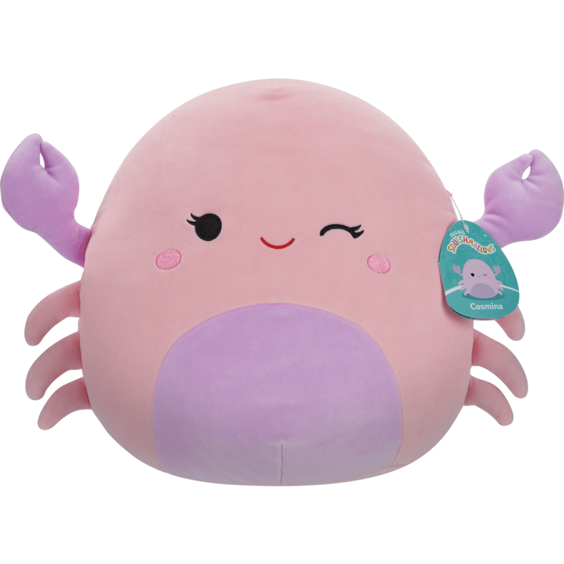 Squishmallows 12in Cosmina the Pink Crab Soft Plush