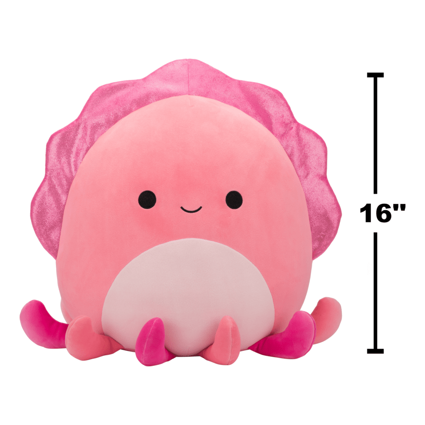 Squishmallows 16 Inch Auggie the Pink Cuttlefish