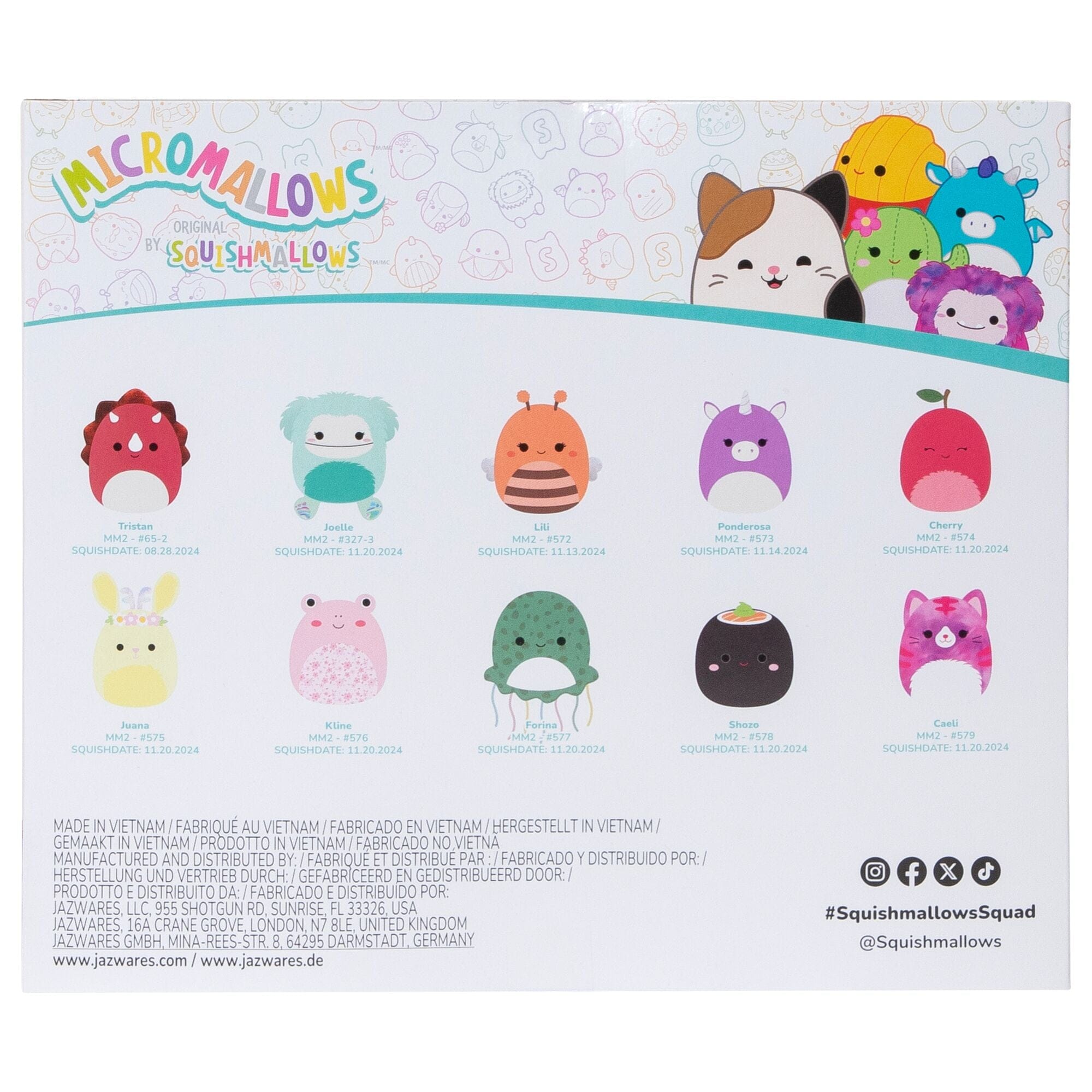 Squishmallows - 2.5in Micromallows 10 Pk Plush #1
