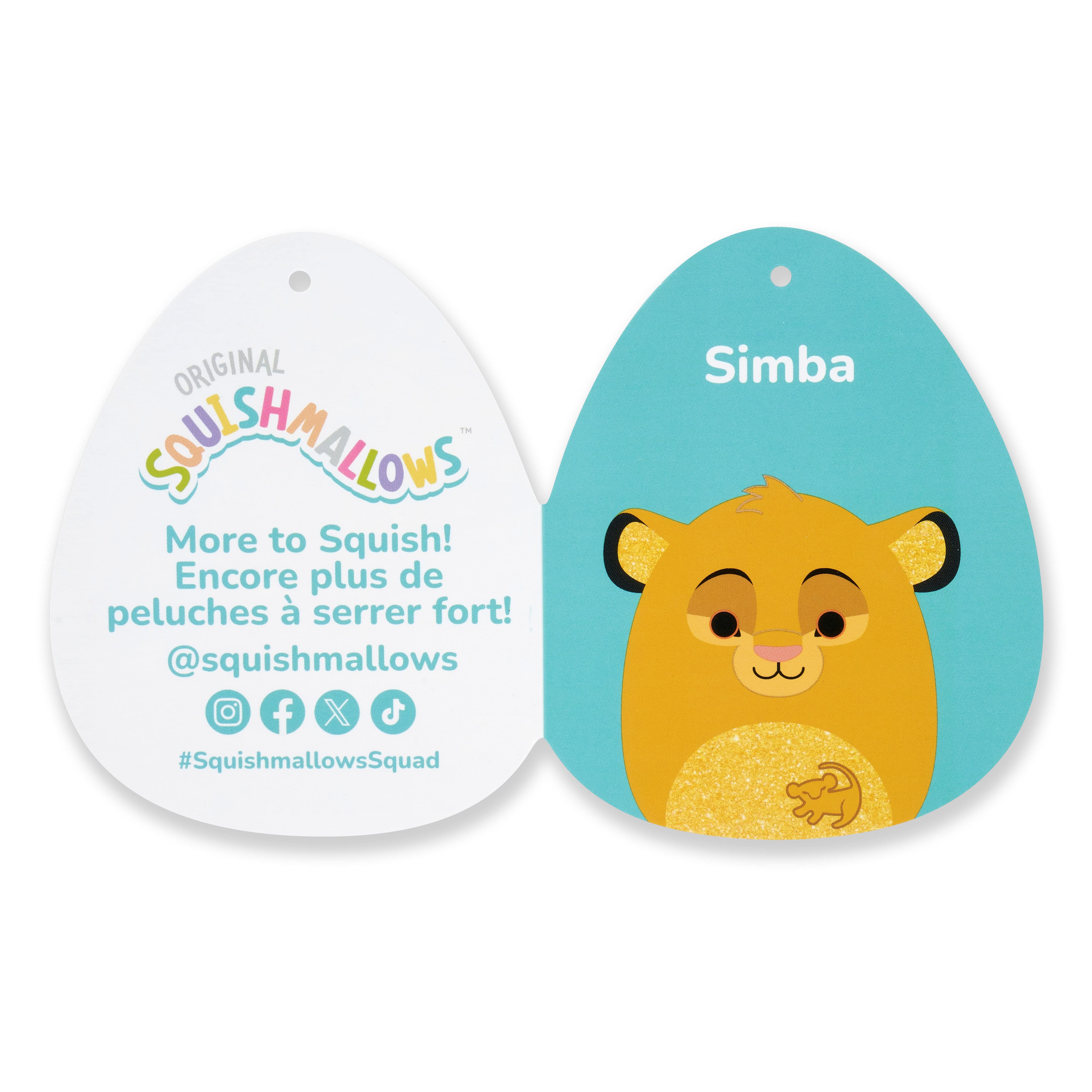 Squishmallows 8 Inch Lion King 30th Anniversary Simba 196566427440