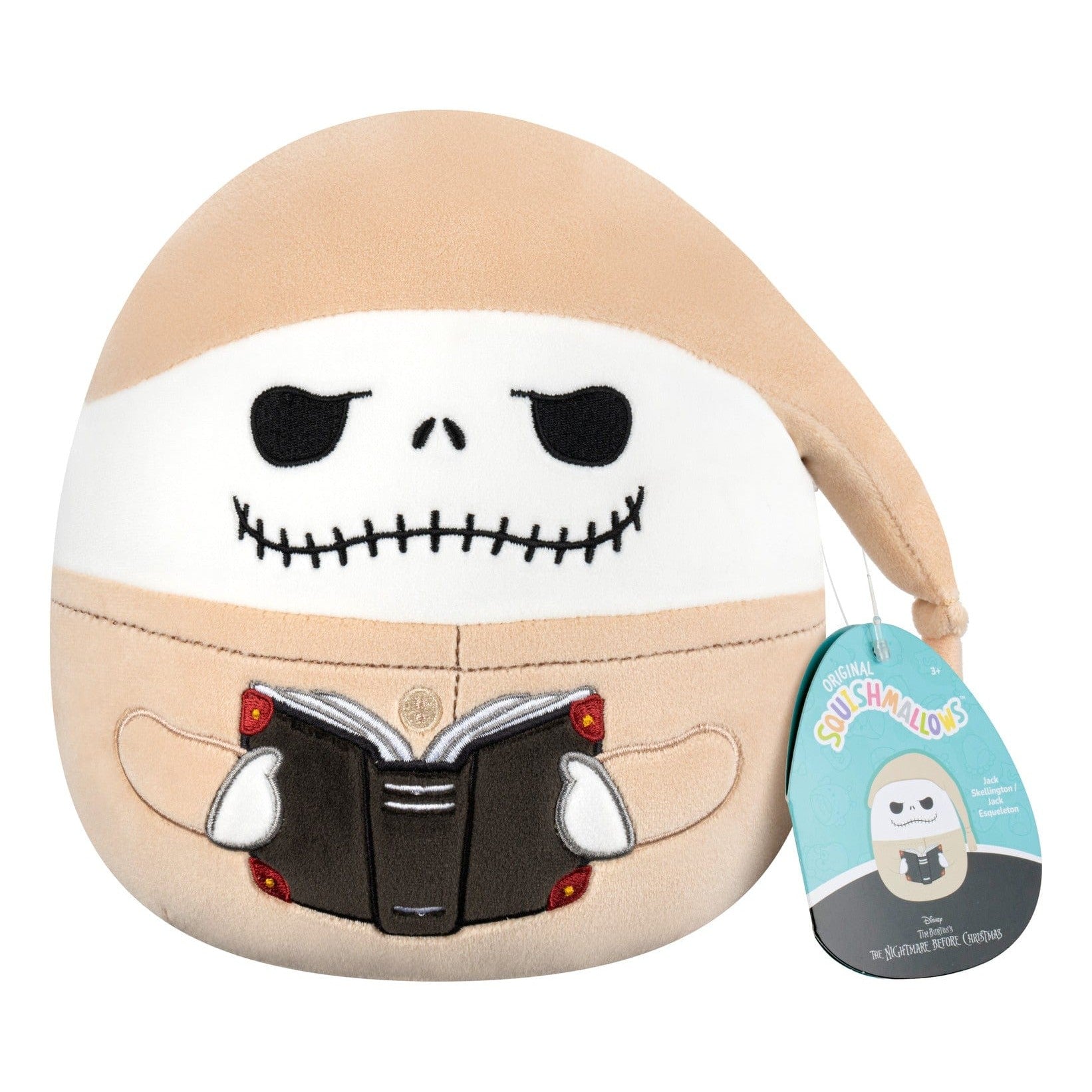 Squishmallows 8in NBC Jack In Pajamas Plush Toy Collectible