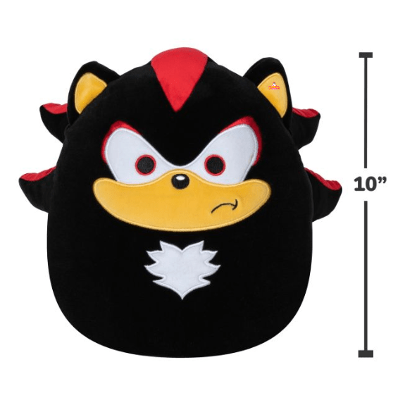 Squishmallow Kellytoy Plush 10" Sega Shadow