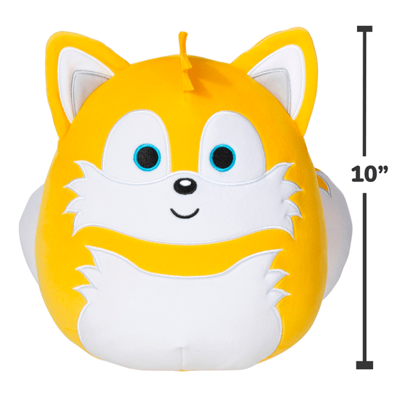 Squishmallow Kellytoy Plush 10" Sega Tails 0196566178441