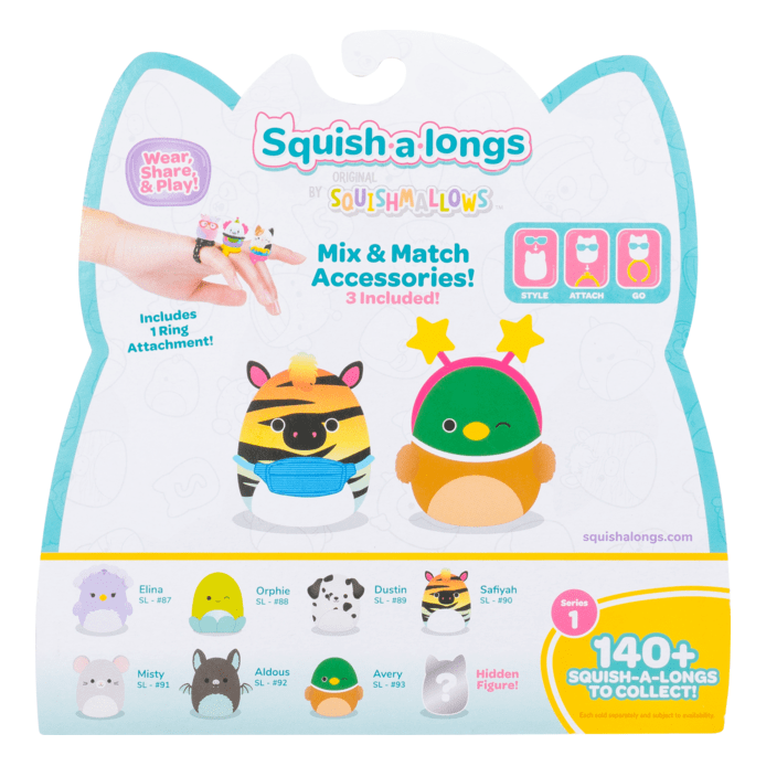 Squish-a-longs by Squishmallows - 8 Pack (Wave 1 Style 4) 191726828679