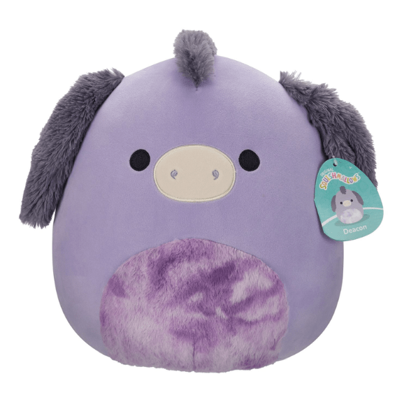 Squishmallow Kellytoy Plush 12" Deacon the Purple Donkey 196566411739