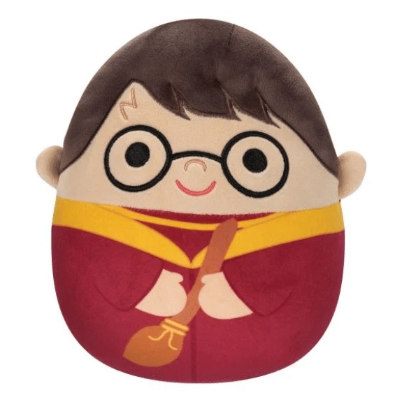 Squishmallow Kellytoy Plush 8" Harry Potter in Quidditch Robe 196566430433