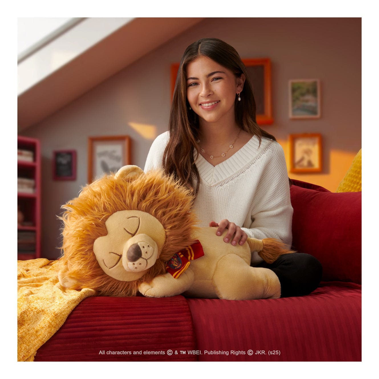 Warner Brothers HP 18in Sleeping Gryffindor Lion