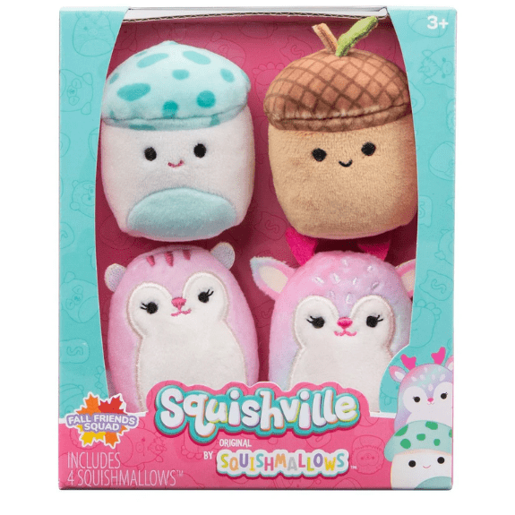 Squishville by Squishmallows Vacation Squad 2 inch Plush Toy - 10 Pack