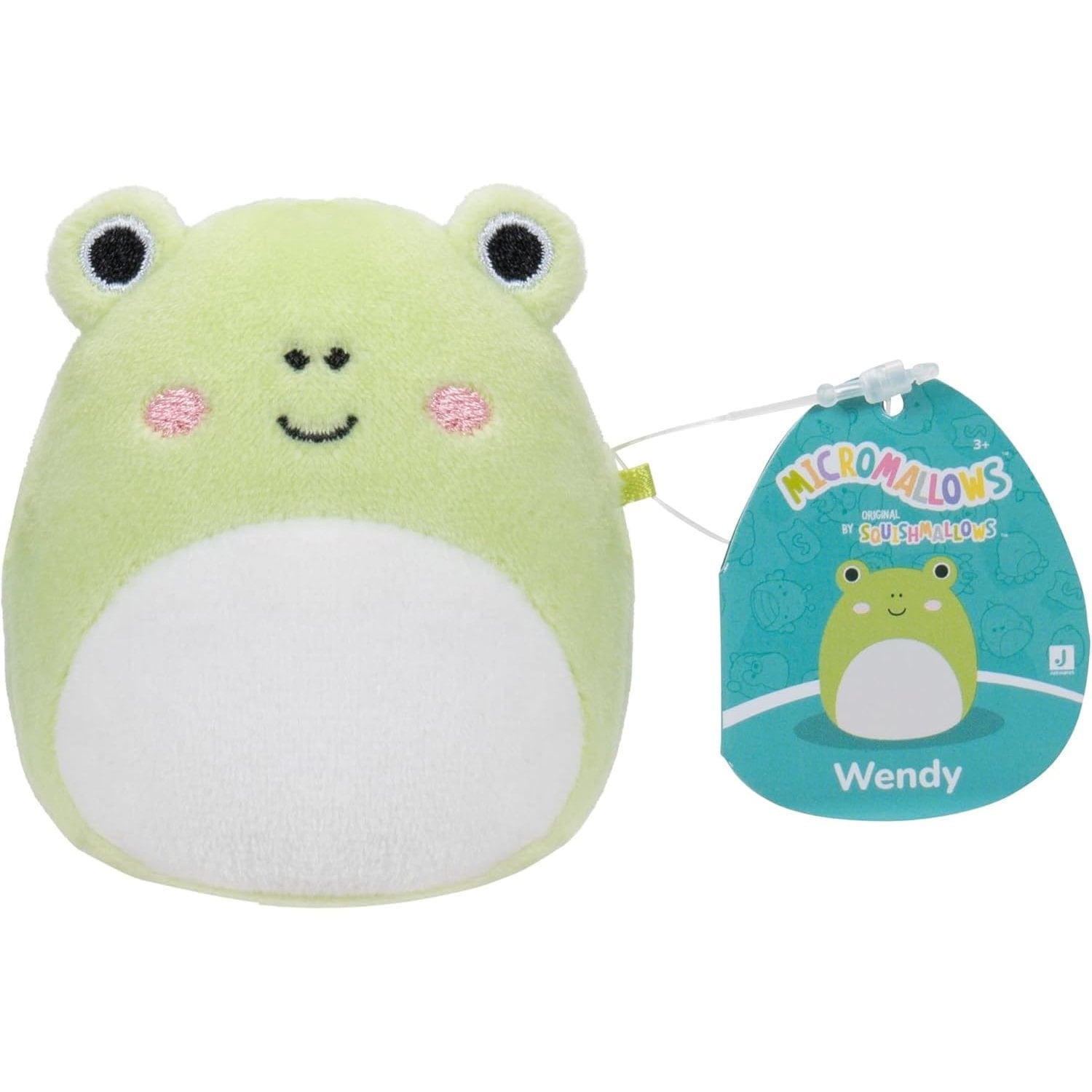 Micromallows by Squishmallow 2.5 Inch Plush - Carmelita S'mores, Jeanne Octopus, Luciano Lion, Wendy Frog 191726747956