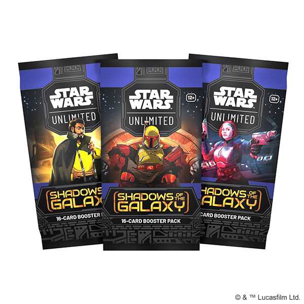 Star Wars: Unlimited Shadows of the Galaxy Booster Pack (1 Selected at random) 841333122287