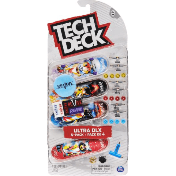 Tech Deck: 96mm Fingerboard 4 Pack Assorted 778988192092