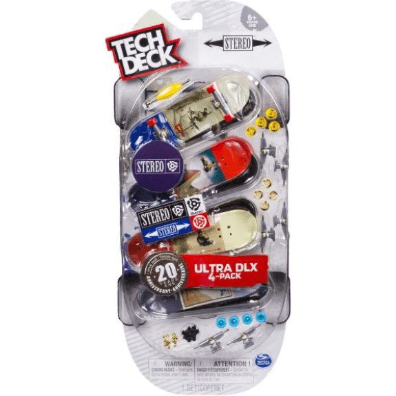 Tech Deck: 96mm Fingerboard 4 Pack Assorted 778988192092