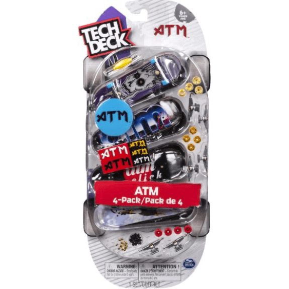 Tech Deck: 96mm Fingerboard 4 Pack Assorted 778988192092