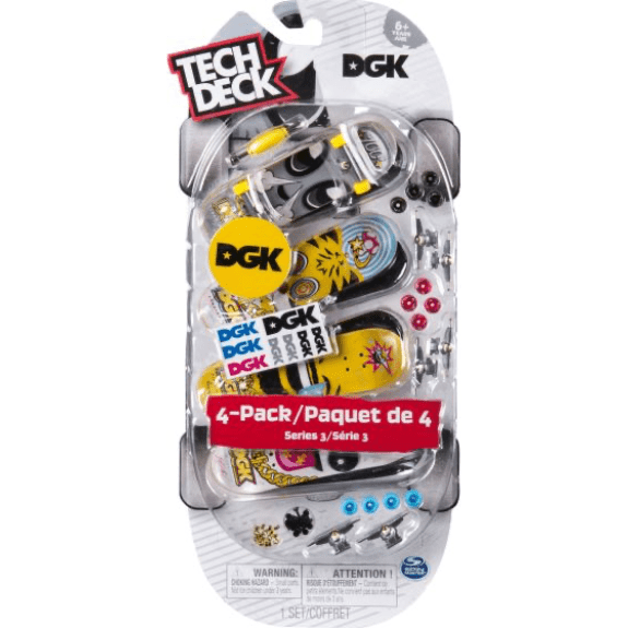 Tech Deck: 96mm Fingerboard 4 Pack Assorted 778988192092