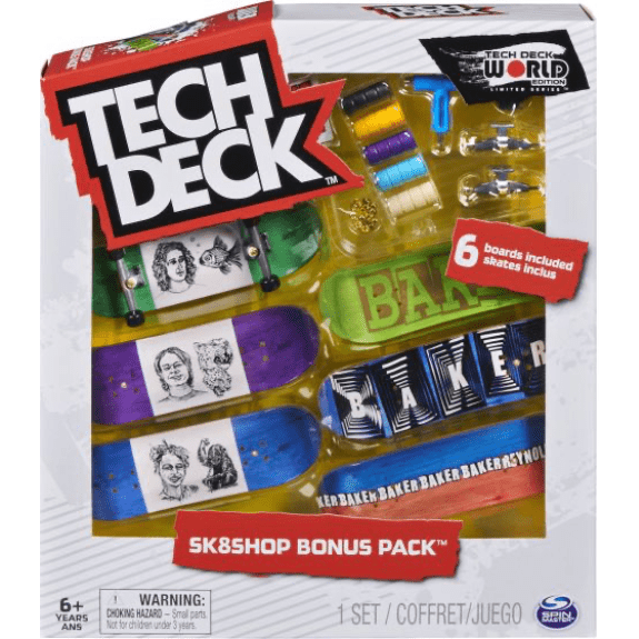 Tech Deck: Sk8shop Bonus Pack Assorted 778988238820