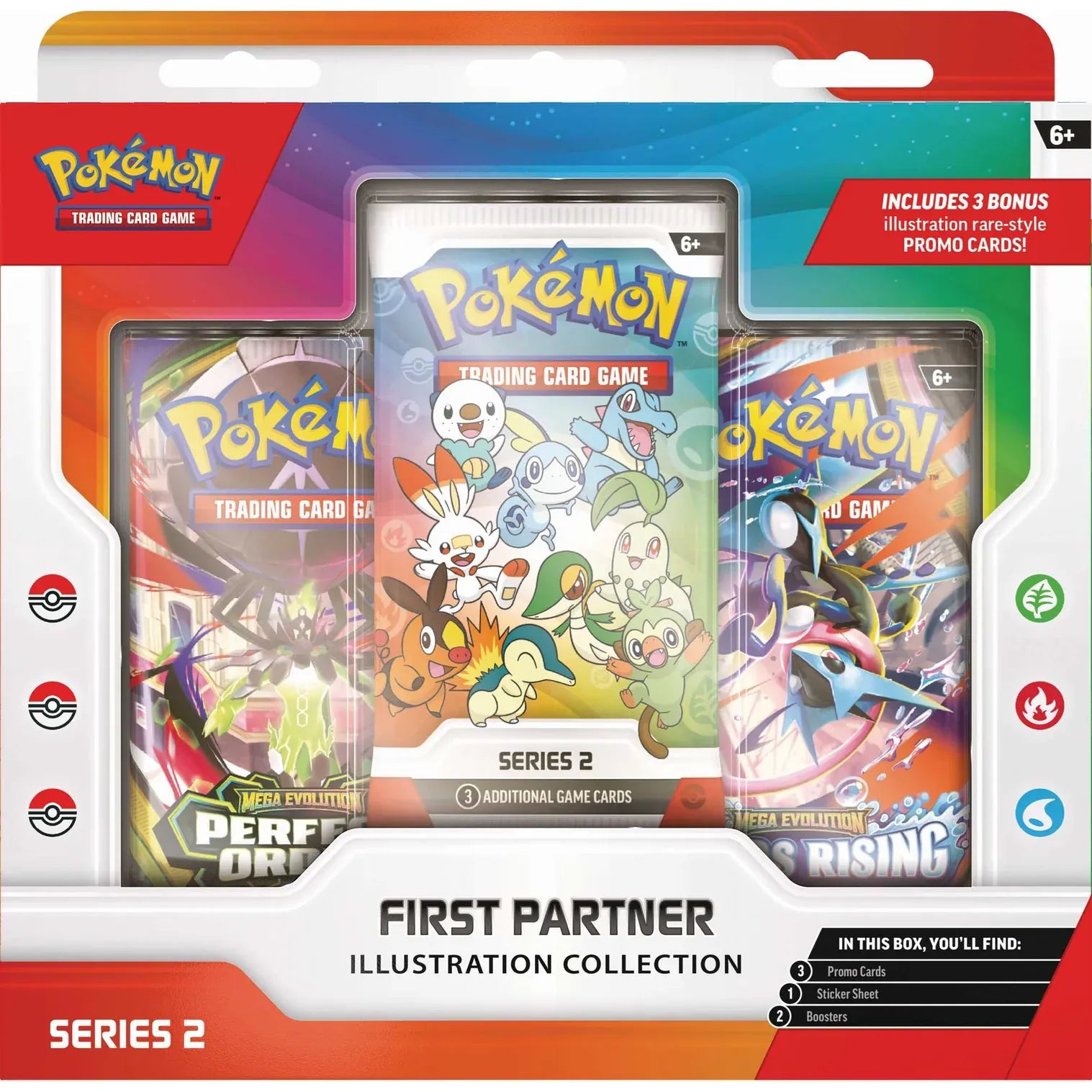 Pokémon TCG: First Partner Illustration Collection - Series 2 (Release date 19/06/2026 - Order will be dispatched on 18/06/26) 0196214155978