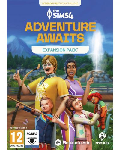 The Sims 4 Adventure Awaits Expansion Pack for PC/Mac (Code in Box)