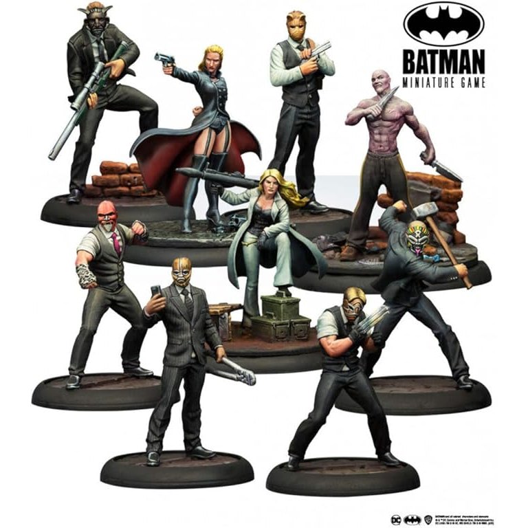 Batman Miniature Organized Crime Pain & Money Miniatures Set 8437013060325