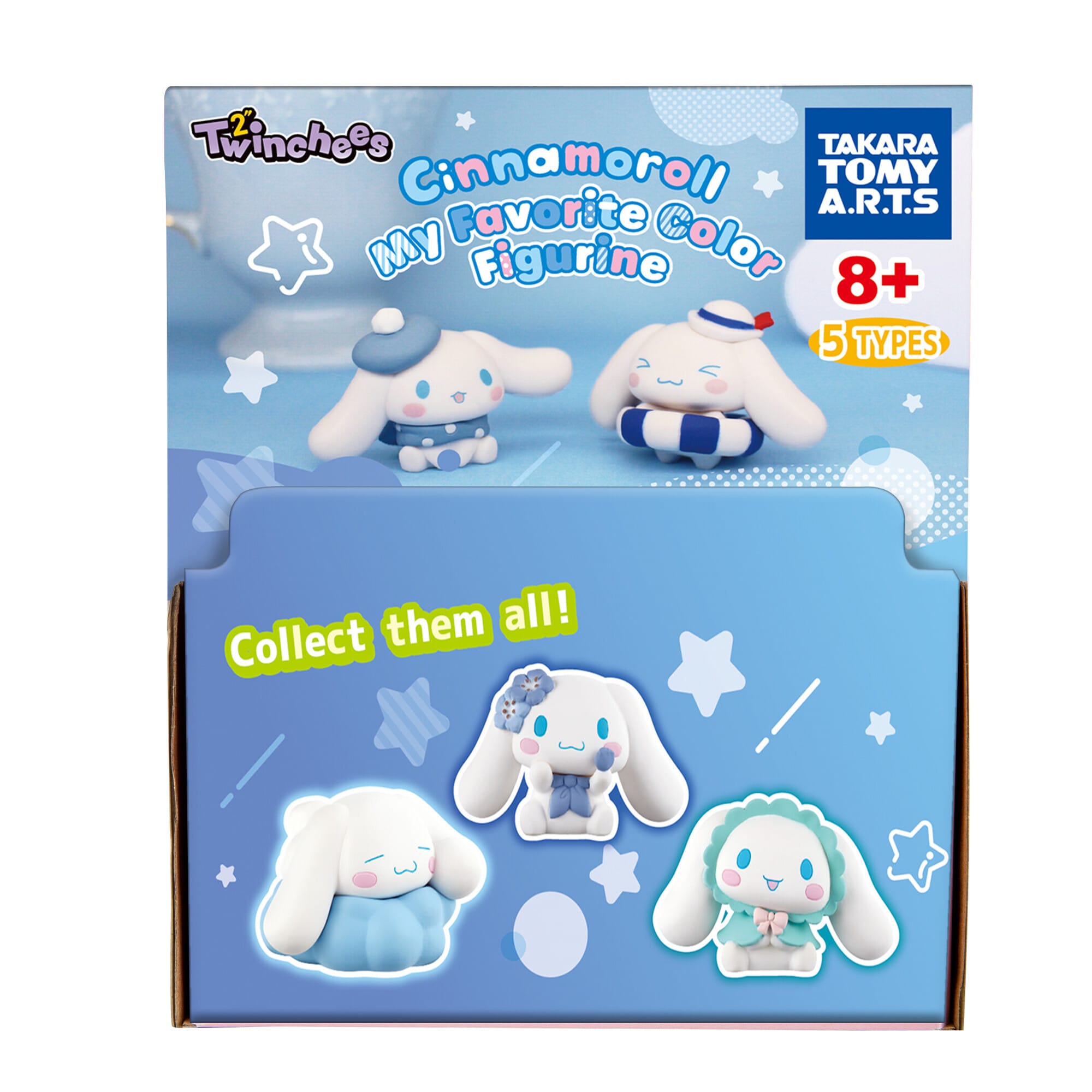 Cinnamoroll Twinchees My Favourite Colour 5cm Figure by Tomy – Mystery Pack (1 Selected at Random) 0810059732087