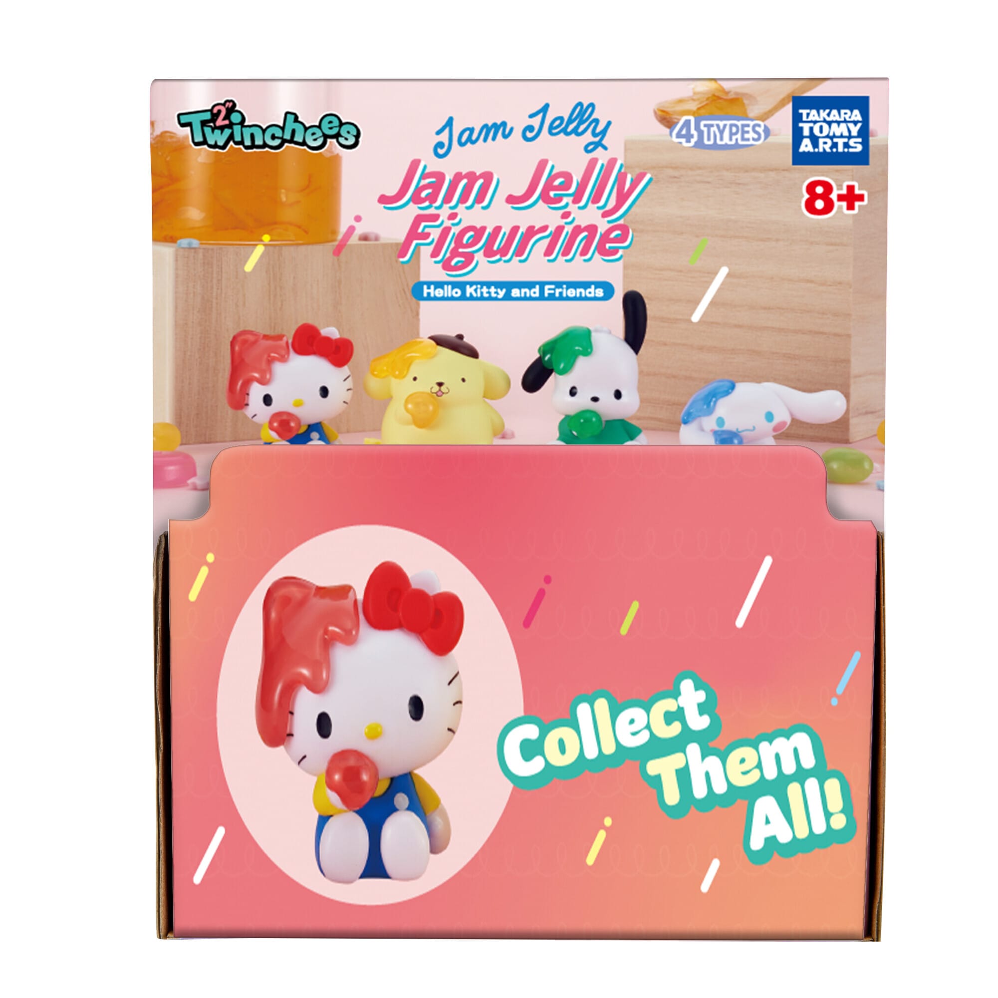 Hello Kitty & Friends Twinchees Jam Jelly 5cm Figure by Tomy – Mystery Pack (1 Selected at Random) 00810059732704