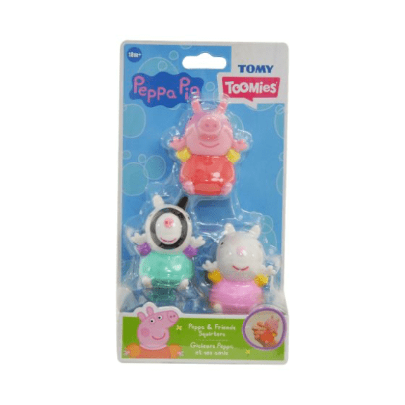 Toomies: Peppa & Friends Bath Squirters 5011666734135