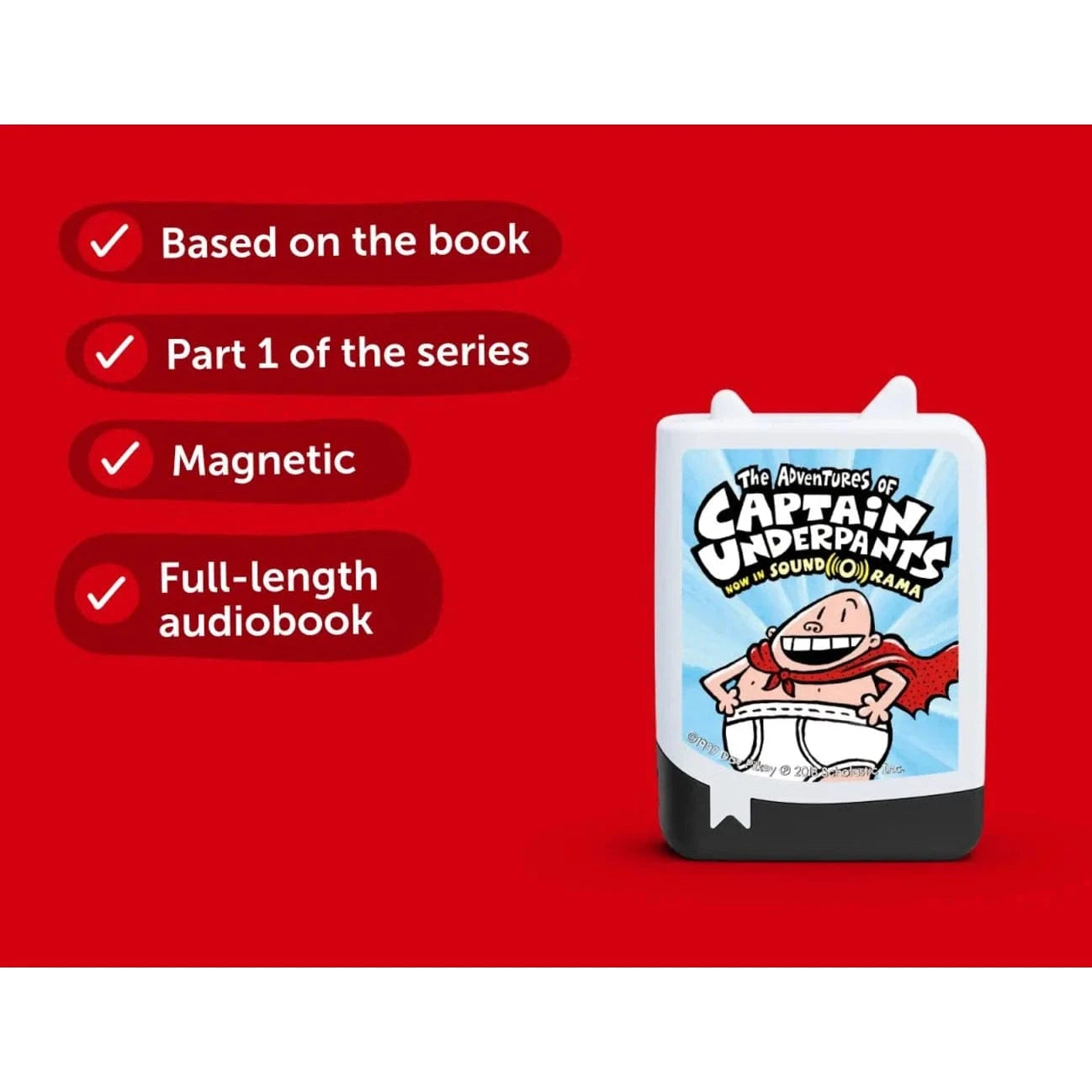 Tonies Books- Dav Pilkey - The Adventures of Captain Underpants 4251192161024