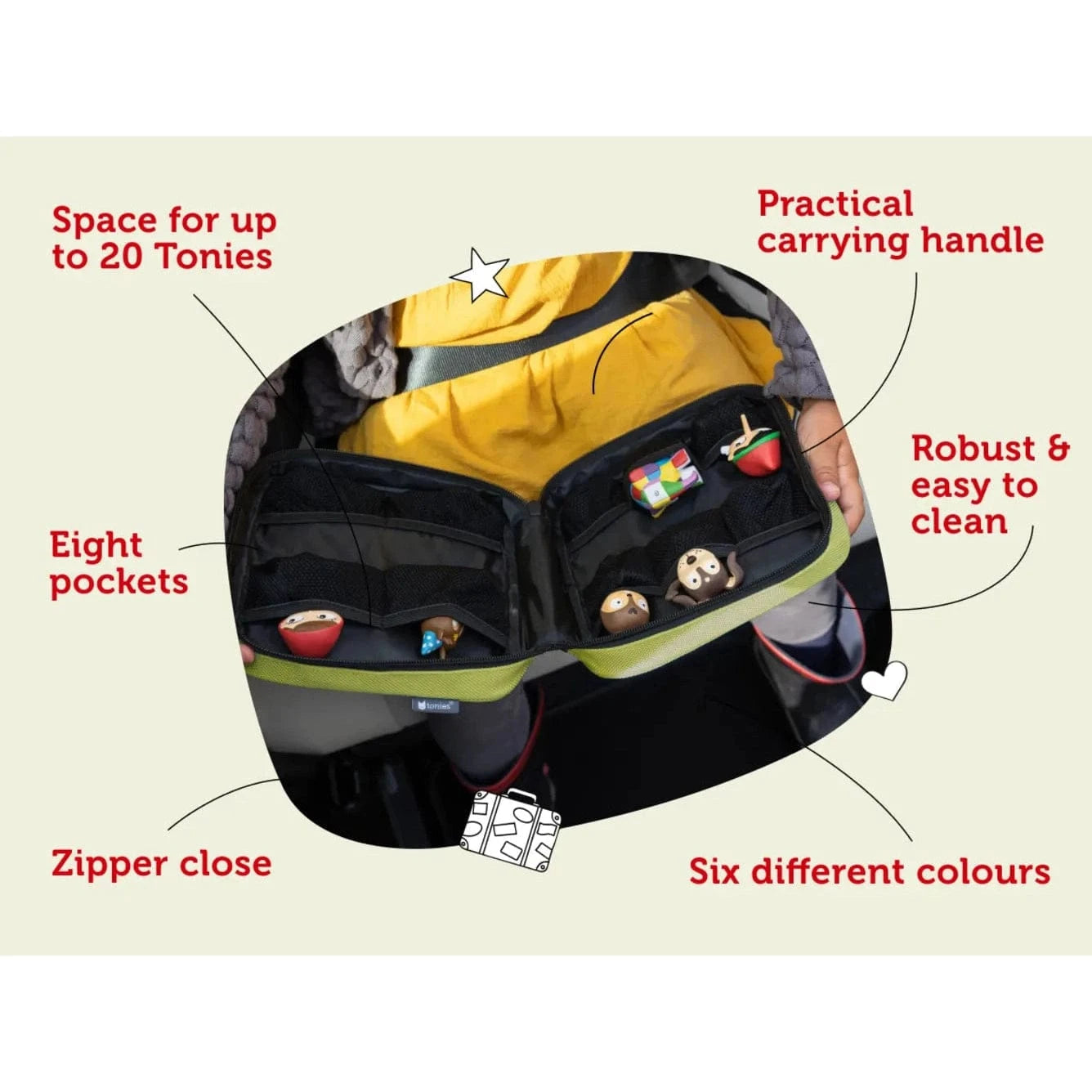 Tonies Carry Case – Green 4251192108593