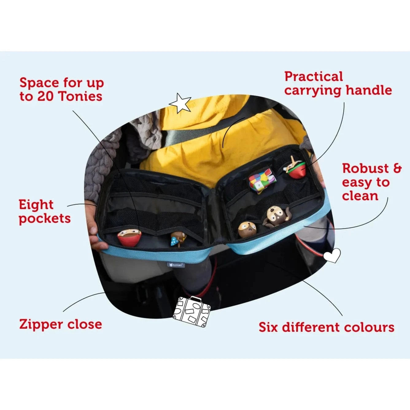 Tonies Carry Case – Light Blue 4251192108579