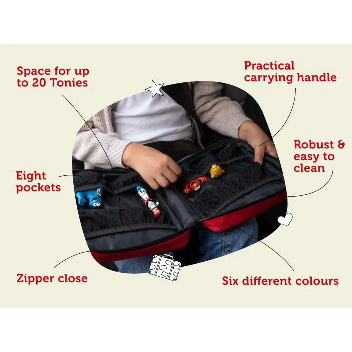 Tonies Carry Case – Red 4251192108555