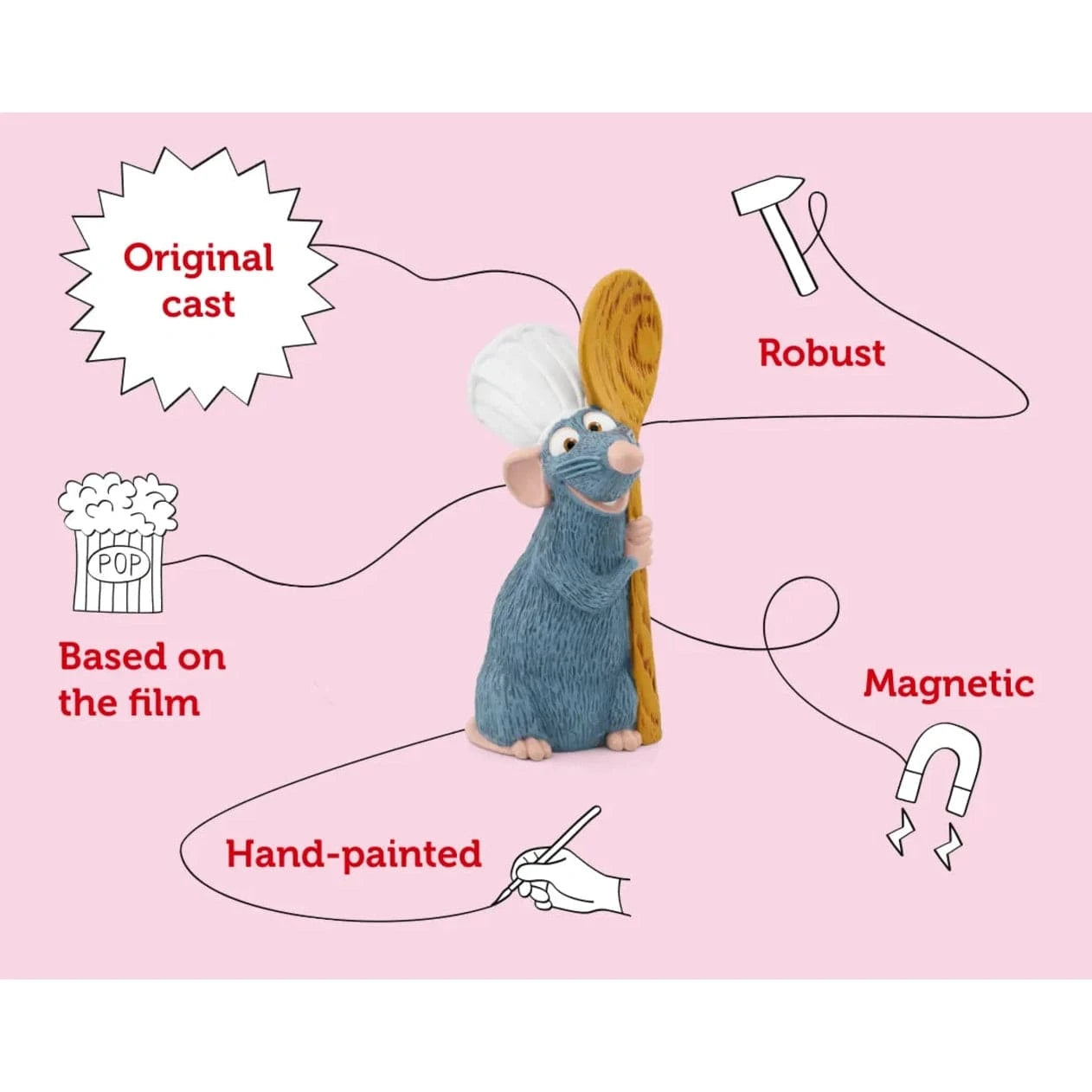 Tonies – Disney Ratatouille - Remy 4251192160669