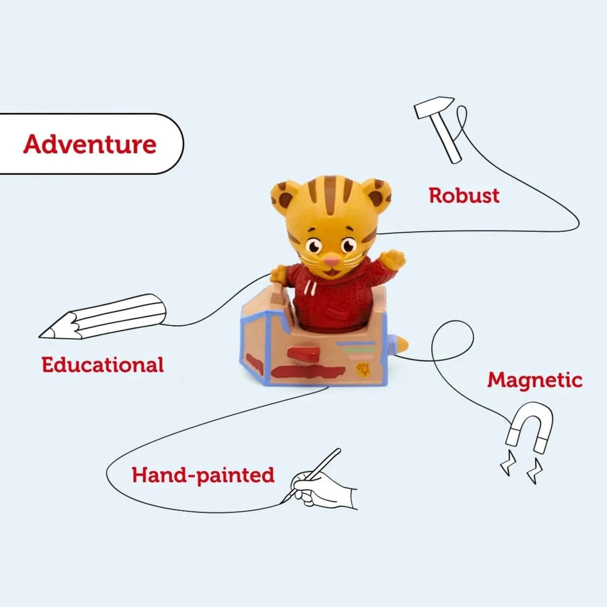 Tonies Figure – Daniel Tiger's Neighborhood Tonie 4251192154149