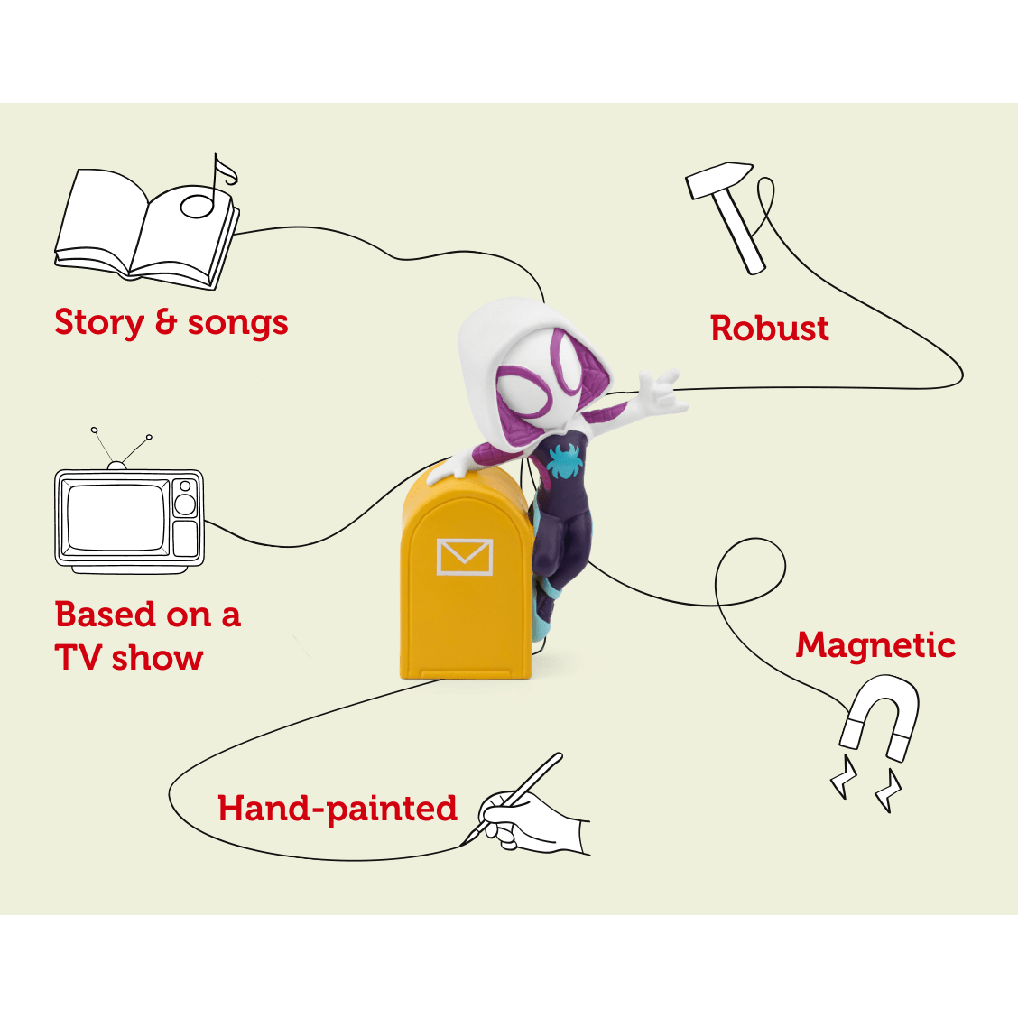 Tonies Figure – Ghost Spider – Audio Play 4251192141231