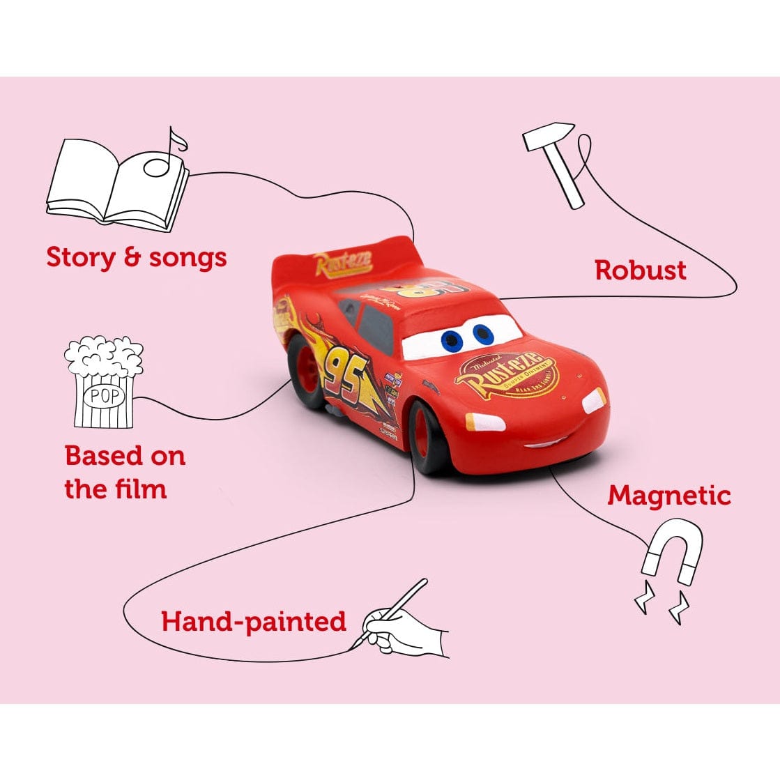 Tonies Figure – Lightning McQueen – Audio Play 4251192108050