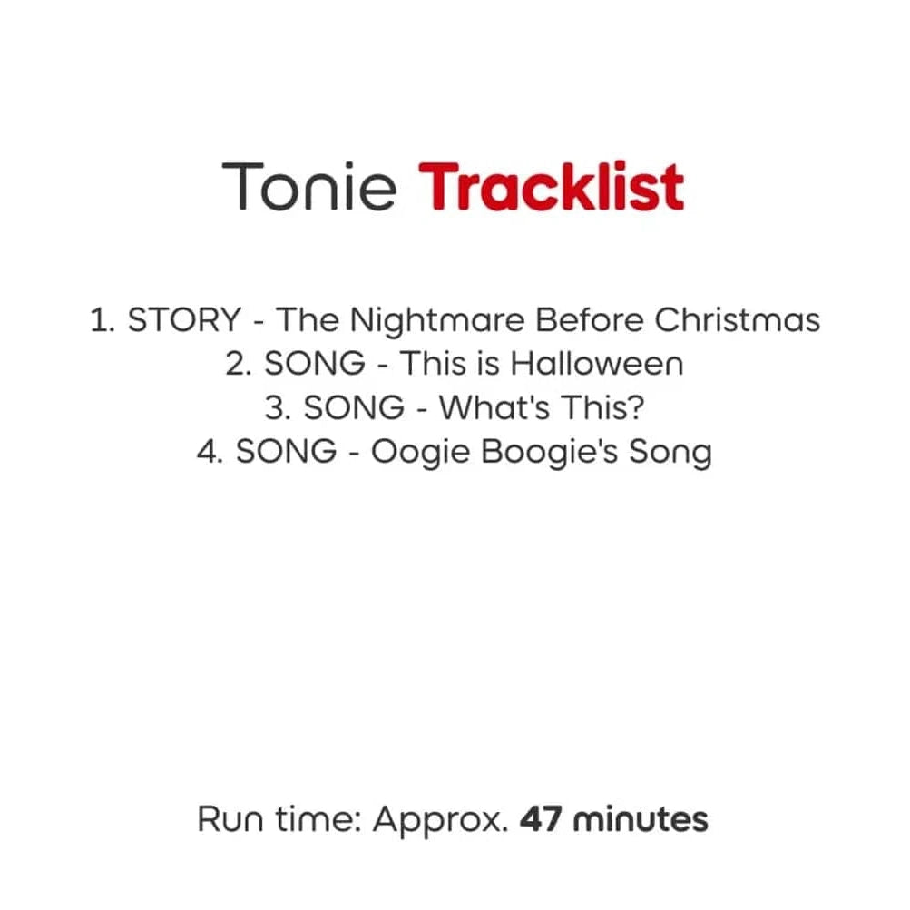 Tonies Figure – The Nightmare Before Christmas (Available from 20/09/25)