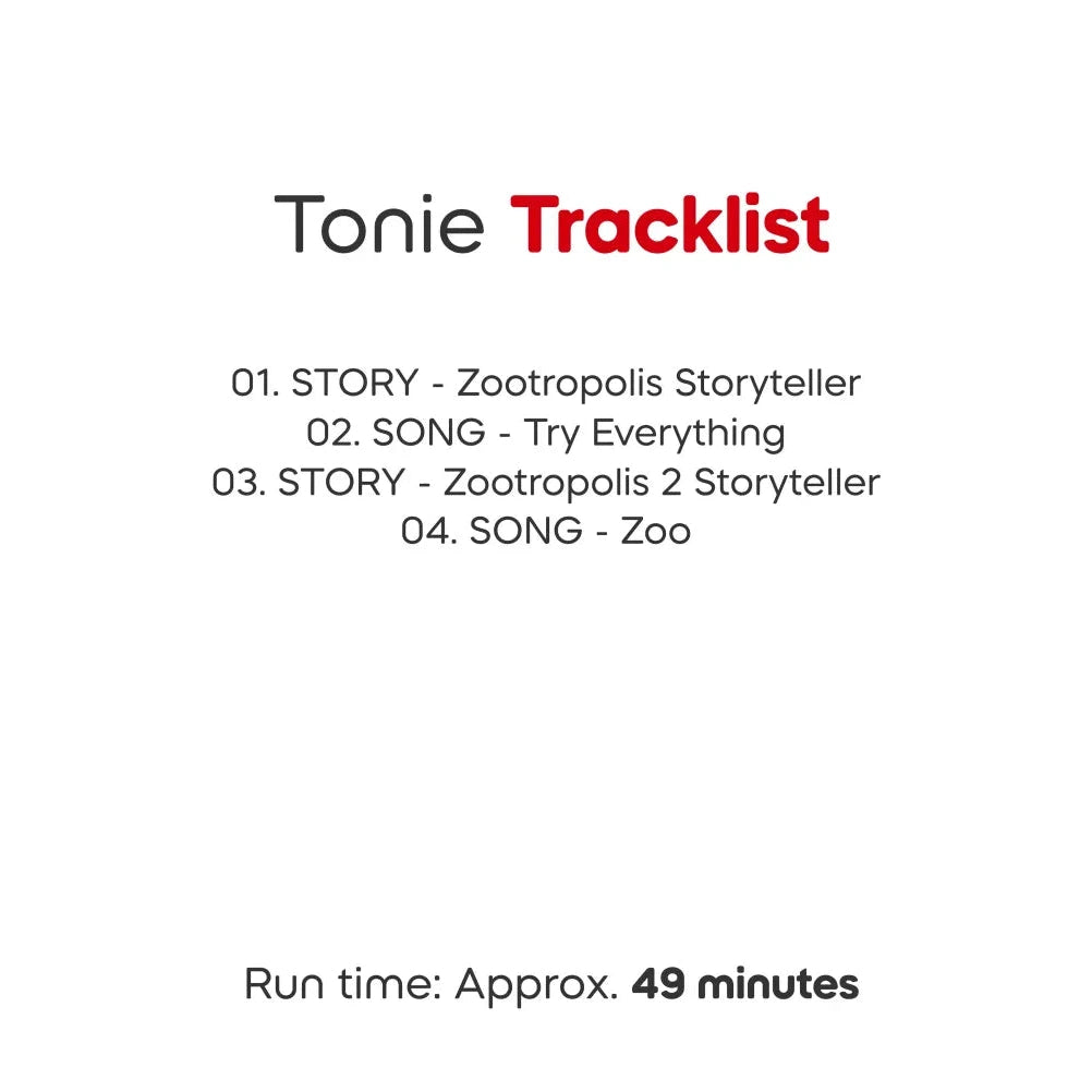 Tonies Figure – Zootropolis - Disney Classics 4251192162267