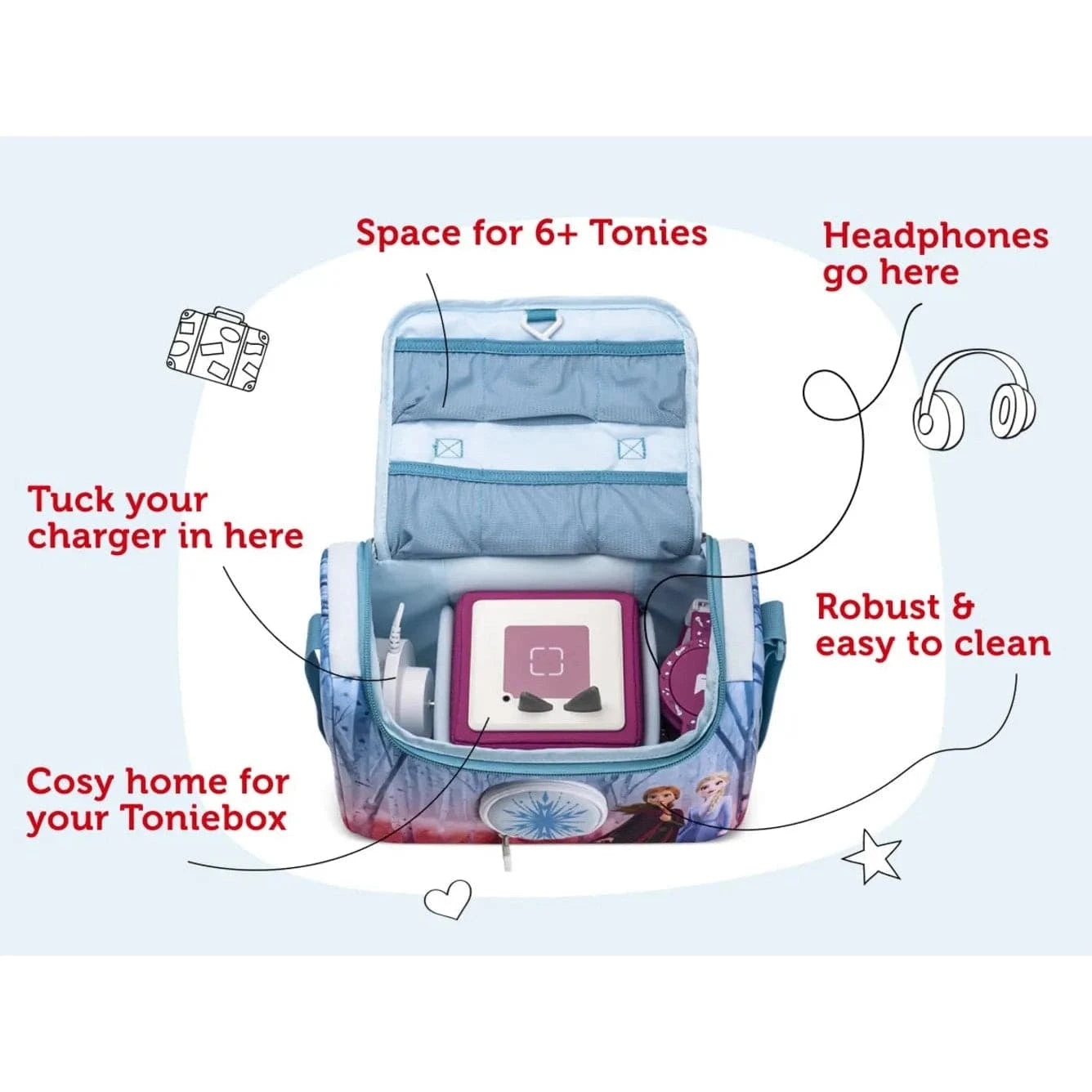 Tonies Listen & Play Bag – Disney Frozen 4251192156860