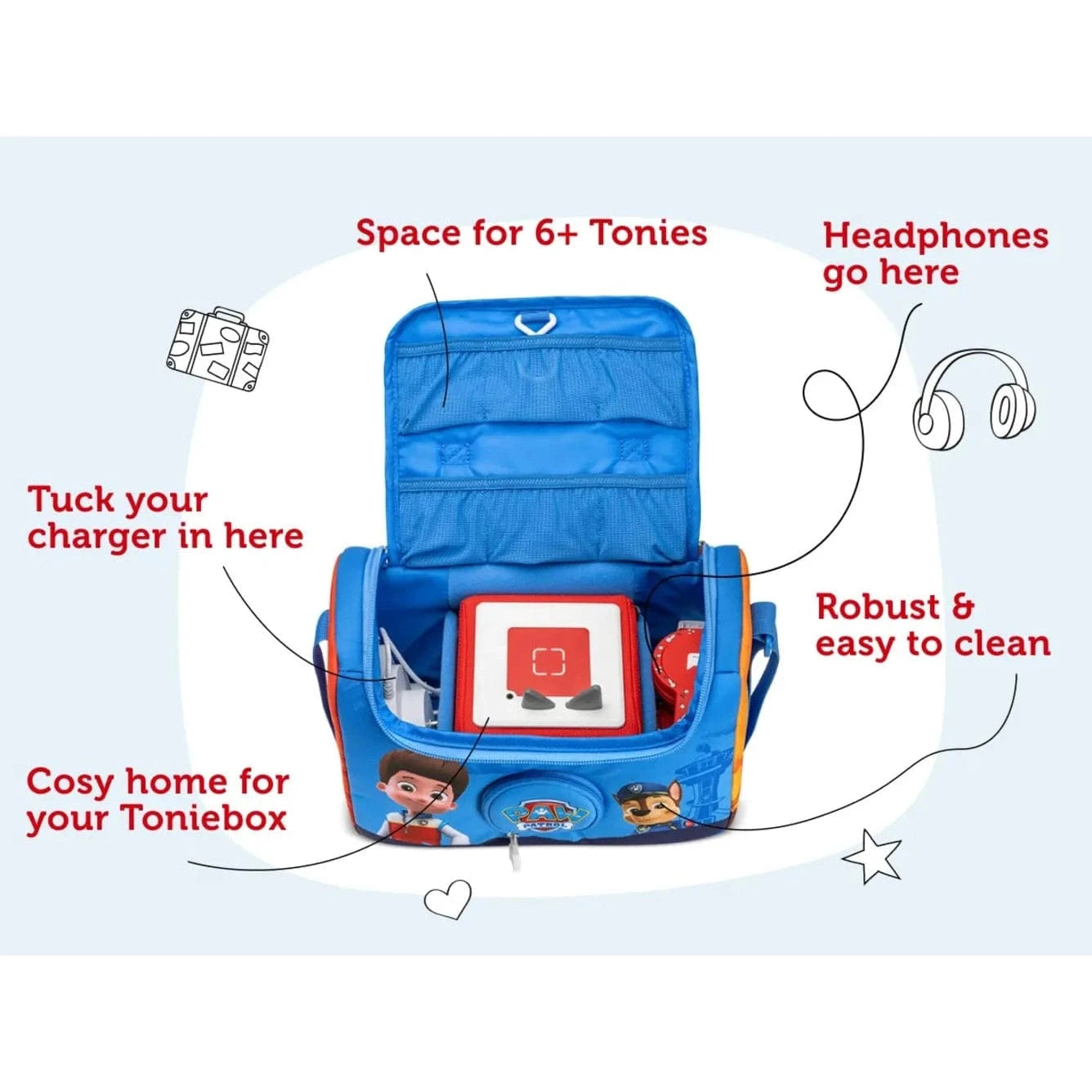 Tonies Listen & Play Bag – PAW Patrol 4251192156884