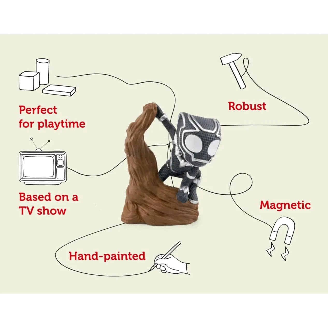 Tonies - Marvel Spidey and His Amazing Friends - Black Panther 4251192127143