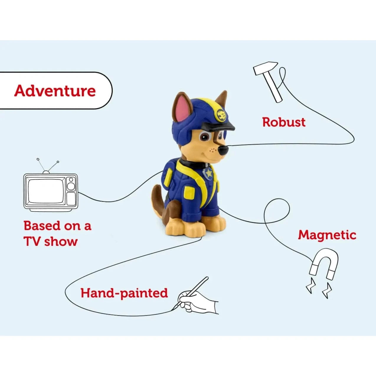 Tonies – PAW Patrol Jungle Pups – Chase 4251192148933