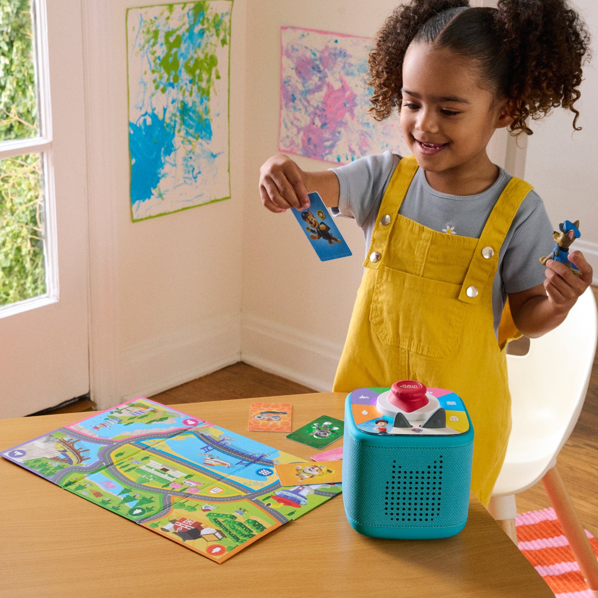 Tonies Toniebox 2 Play Set Tropical Teal with Paw Patrol Chase, Game and Controller 4251192150813