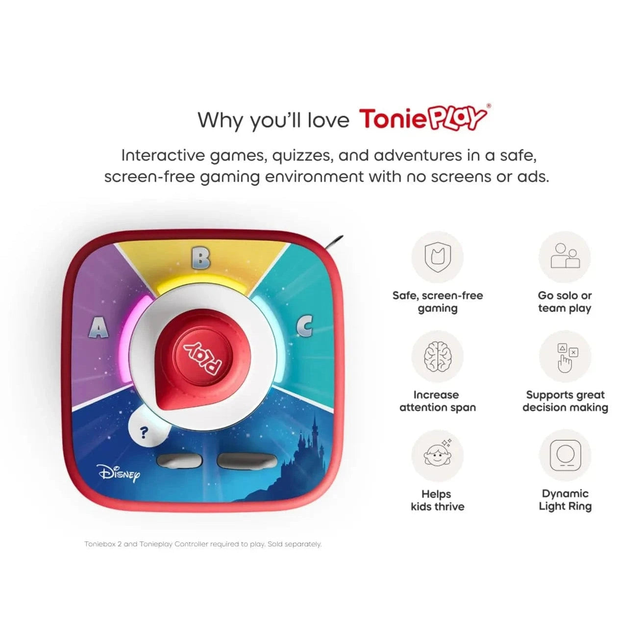 Tonies Tonieplay Disney Quiz Kingdom Game for Toniebox 2 4251192168207