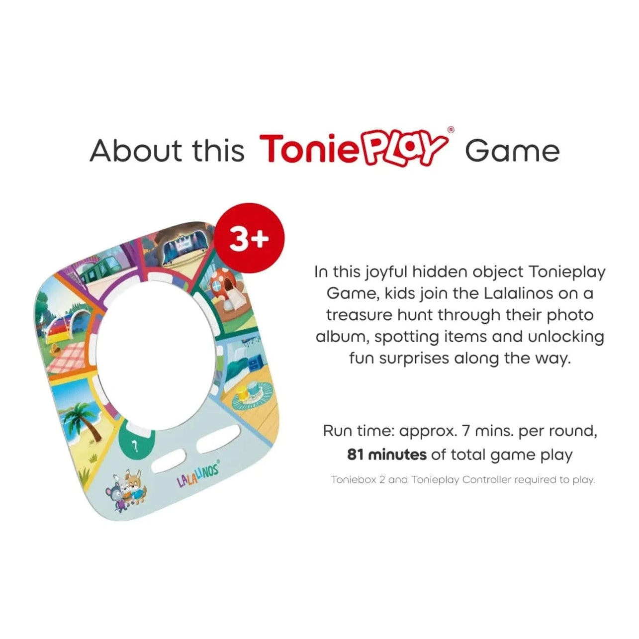 Tonies Tonieplay Lalalinos: Find the Photo Game for Toniebox 2 4251192168467
