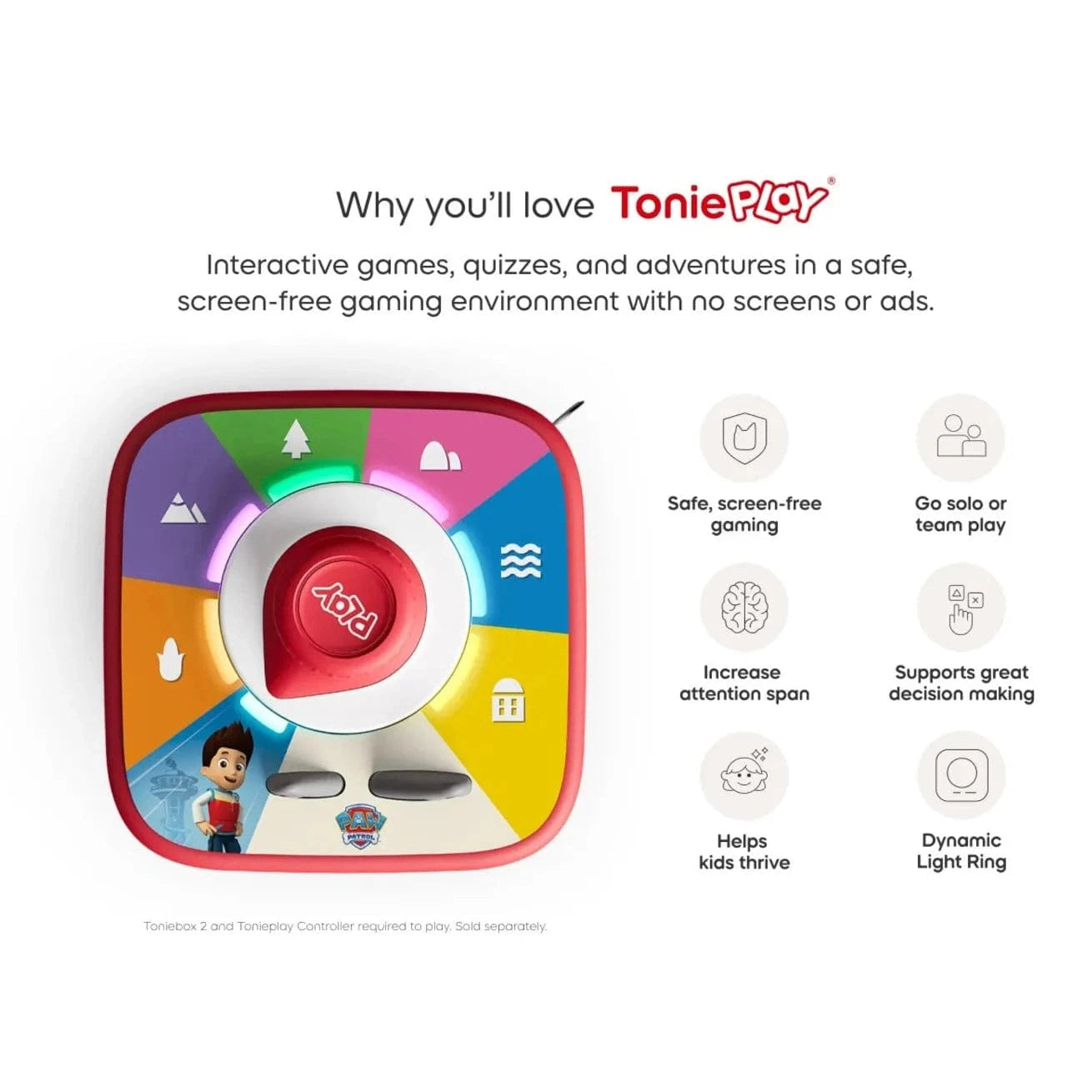 Tonies Tonieplay Paw Patrol - Adventure Bay Rescue Heroes Game for Toniebox 2 4251192168283