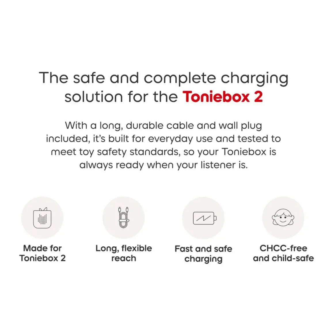 Tonies - USB-C Charger for Toniebox 2